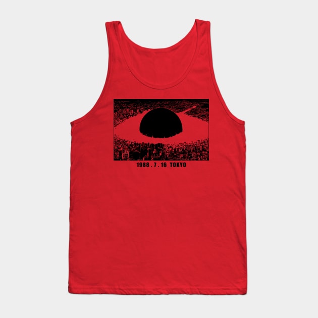 1988 7 16 Tokyo v2 Tank Top by RedOni Clothing